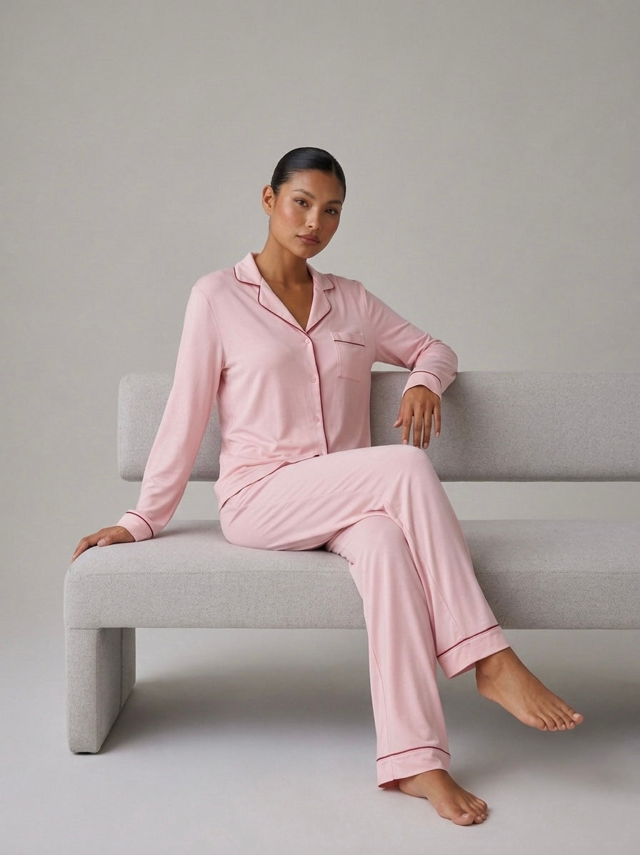 COMFI  Soft Blush Pajama Set