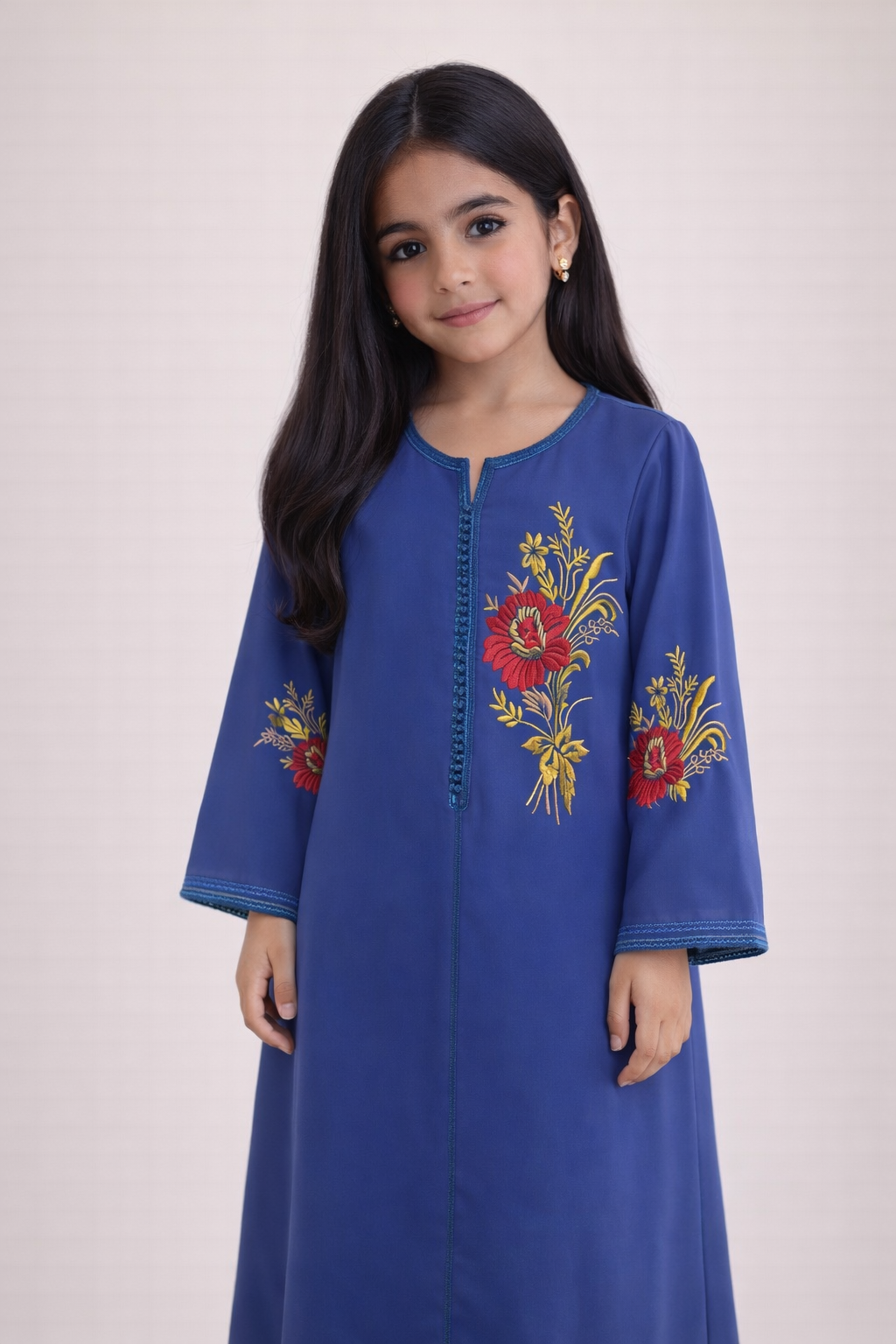COMFI Elegant Moroccan Jalabiya – Handmade Luxury Modest Kids Wear