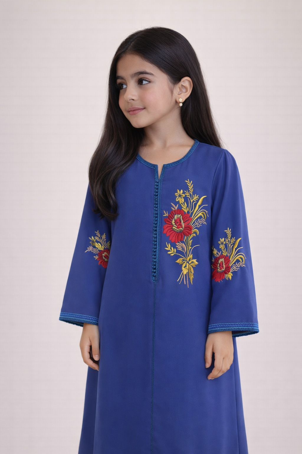 COMFI Elegant Moroccan Jalabiya – Handmade Luxury Modest Kids Wear