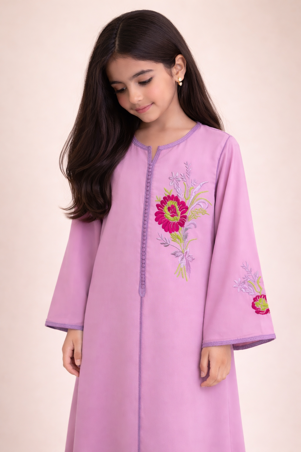 COMFI Elegant Moroccan Jalabiya – Handmade Luxury Modest Kids Wear