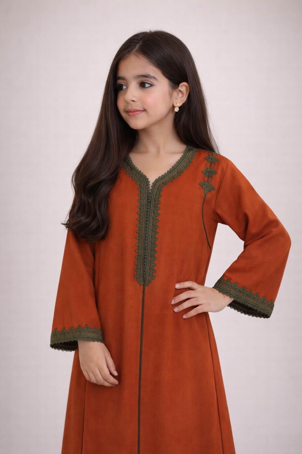 COMFI Elegant Moroccan Jalabiya – Handmade Luxury Modest Wear