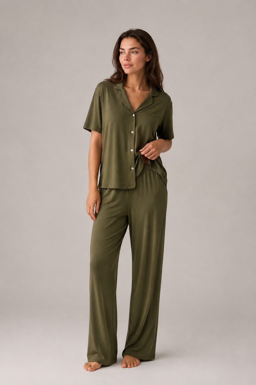 COMFI Olive soft Pajama Set